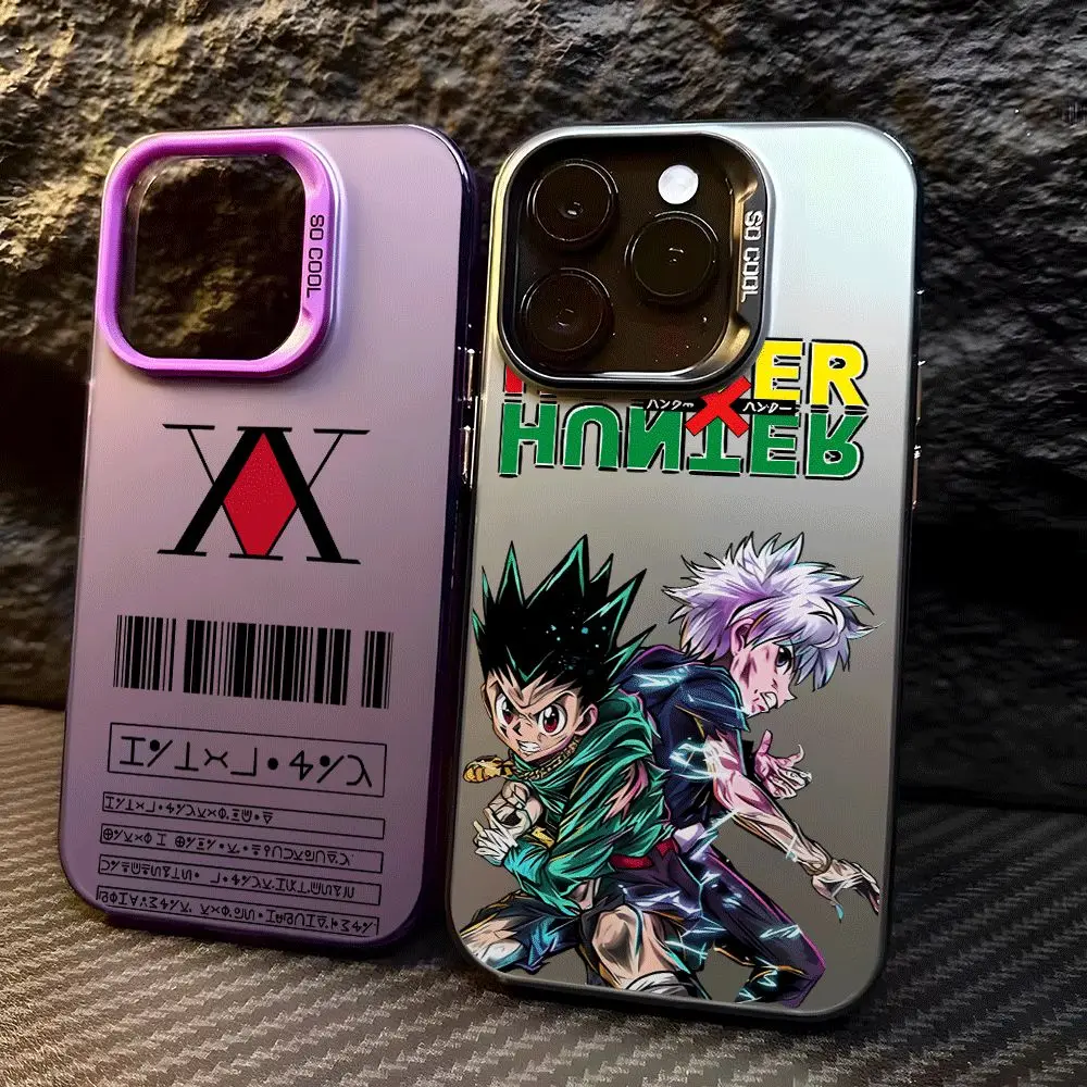 HUNTER×HUNTER Phone Case for Xiaomi Redmi 14C 13C 12C 10 Note 15 14 13 12 Pro Plus 4G 5G Silver Hard Cover