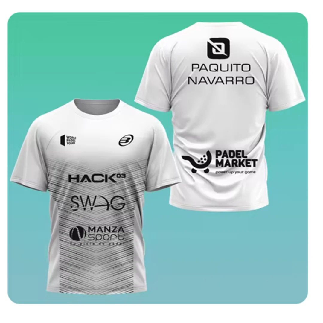 Fashion Men's Tennis Sportswear T-Shirt Boutique Outdoor Badminton Table Tennis Training Clothes Summer Short-Sleeved Loose Tops image 5