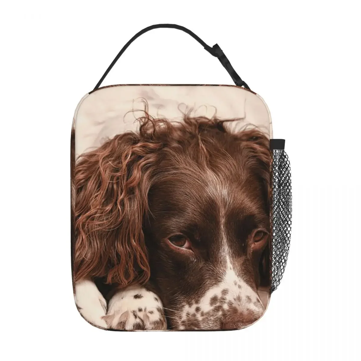 English Springer Spaniel Insulated Lunch Bag for Women Kids Leakproof Food Boxes Thermal Lunch Box Tote