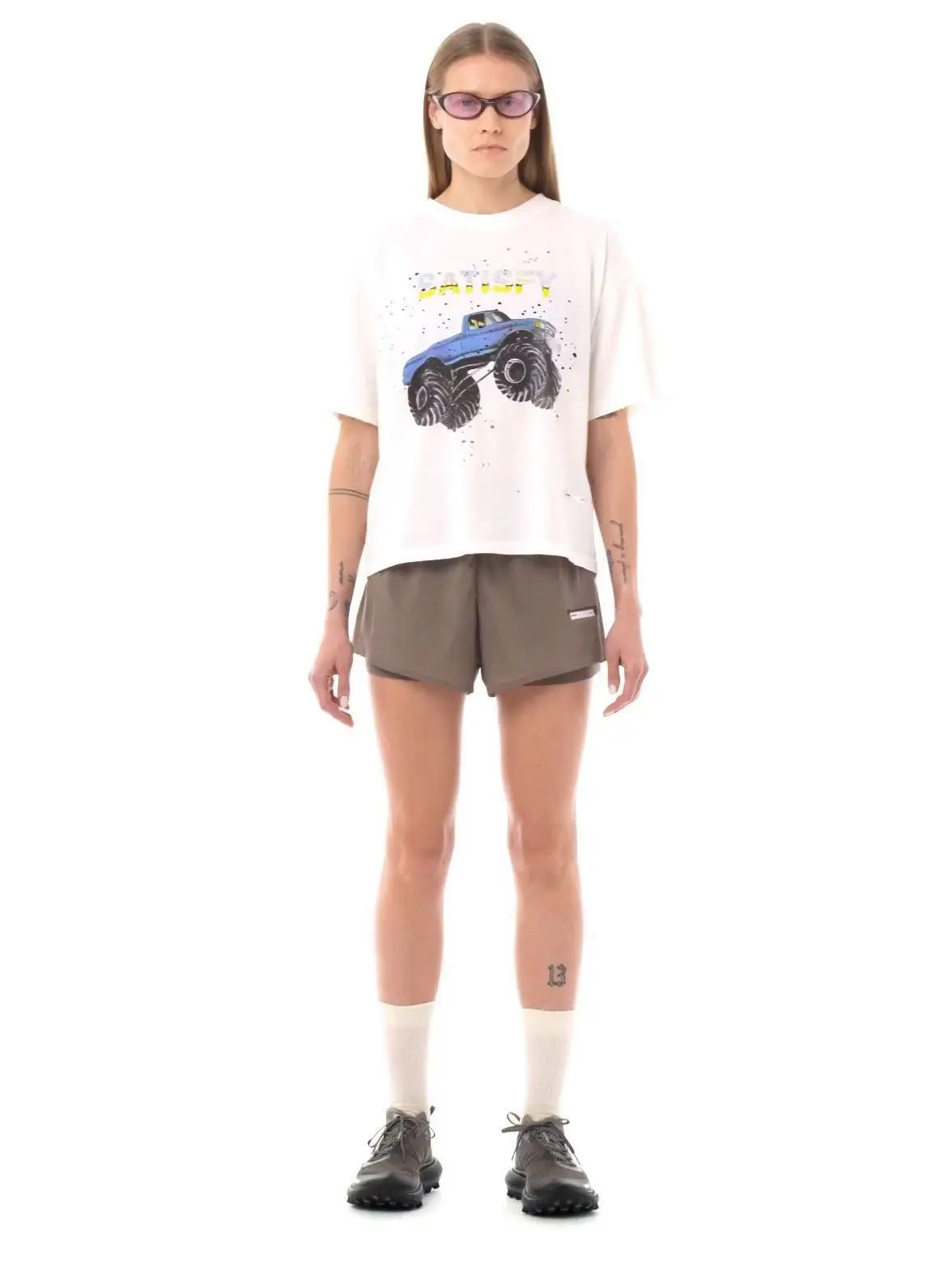 SATISFY off road running short sleeve t-shirt