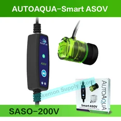 AUTOAQUA-Smart ASOV SASO-200V Electronic Auto Shut Off Valve For Seawater Fish Tank Water Supply RO Machine Intelligent 110-220V