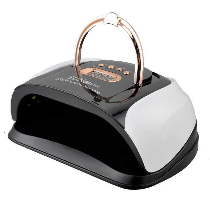 256W Nail Lamp Portable Laser Red Blue Sun UV LED Lamp High Power Dryer Gel Polish Quick Drying Lamp For Manicure Salon
