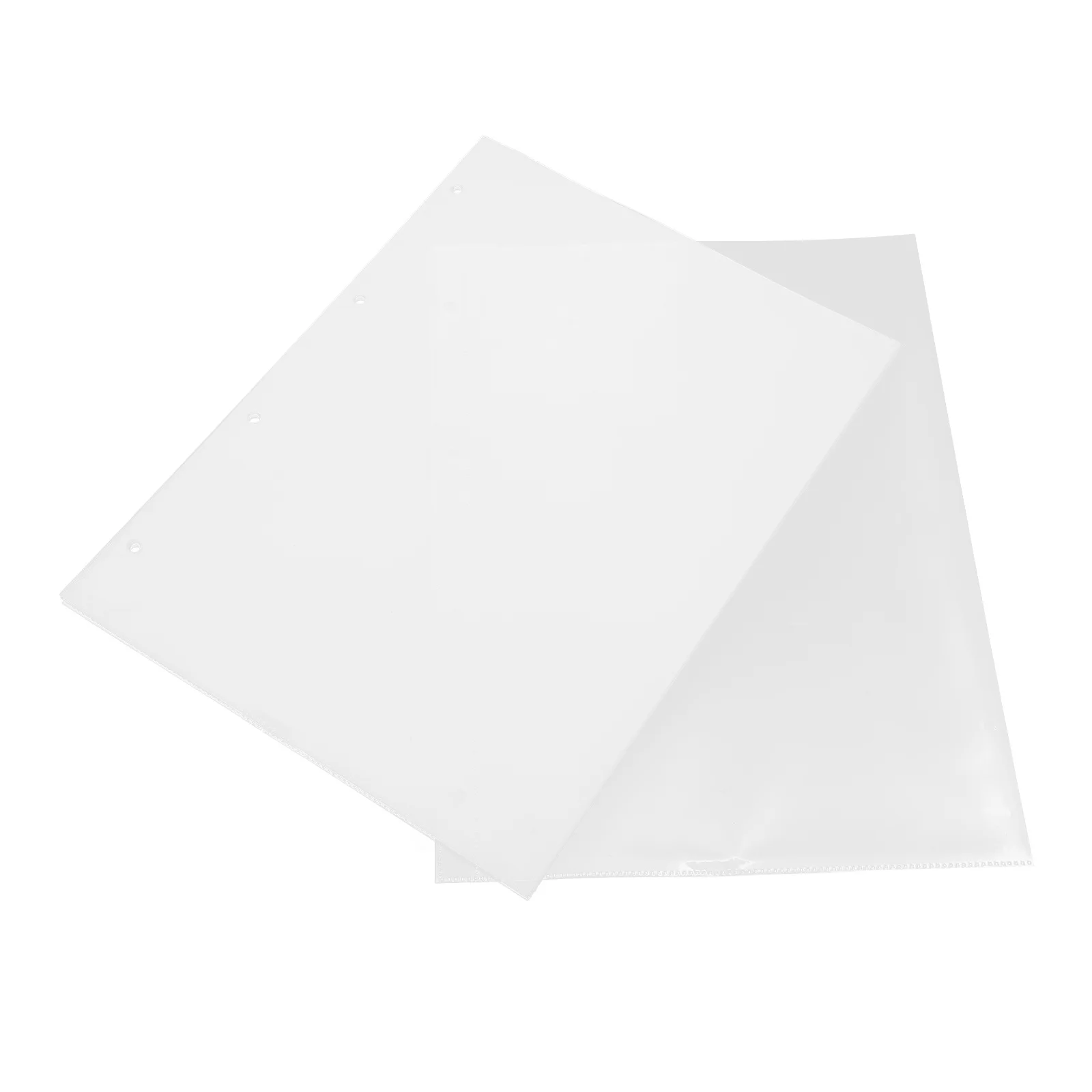 

10pcs Clear Sheet Protectors 8.5X11 Inches Waterproof Plastic Page Protectors For Binders Documents Storage Magazine Folder