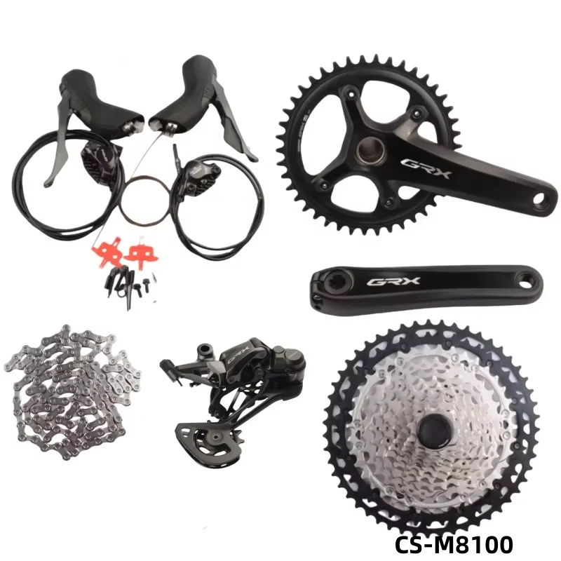 AliExpress Shimano GRX RX820 Groupset 1x12s Hydraulic Disc Brakes Groupset 1x2s Set For Gravel Bike Bicycle Original Shimano