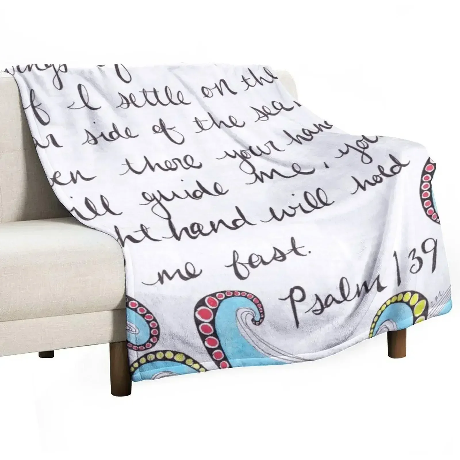 Psalm 139 Throw Blanket Hairy Luxury Thicken Comforter Blankets