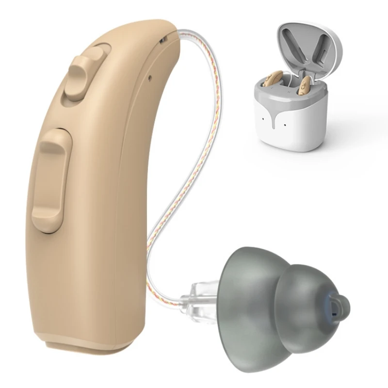 Rechargeable Hearing Aids Invisible Digital Hearing Aid For Deafness Sound Amplifier with Noise Cancelling Intelligent Audifonos