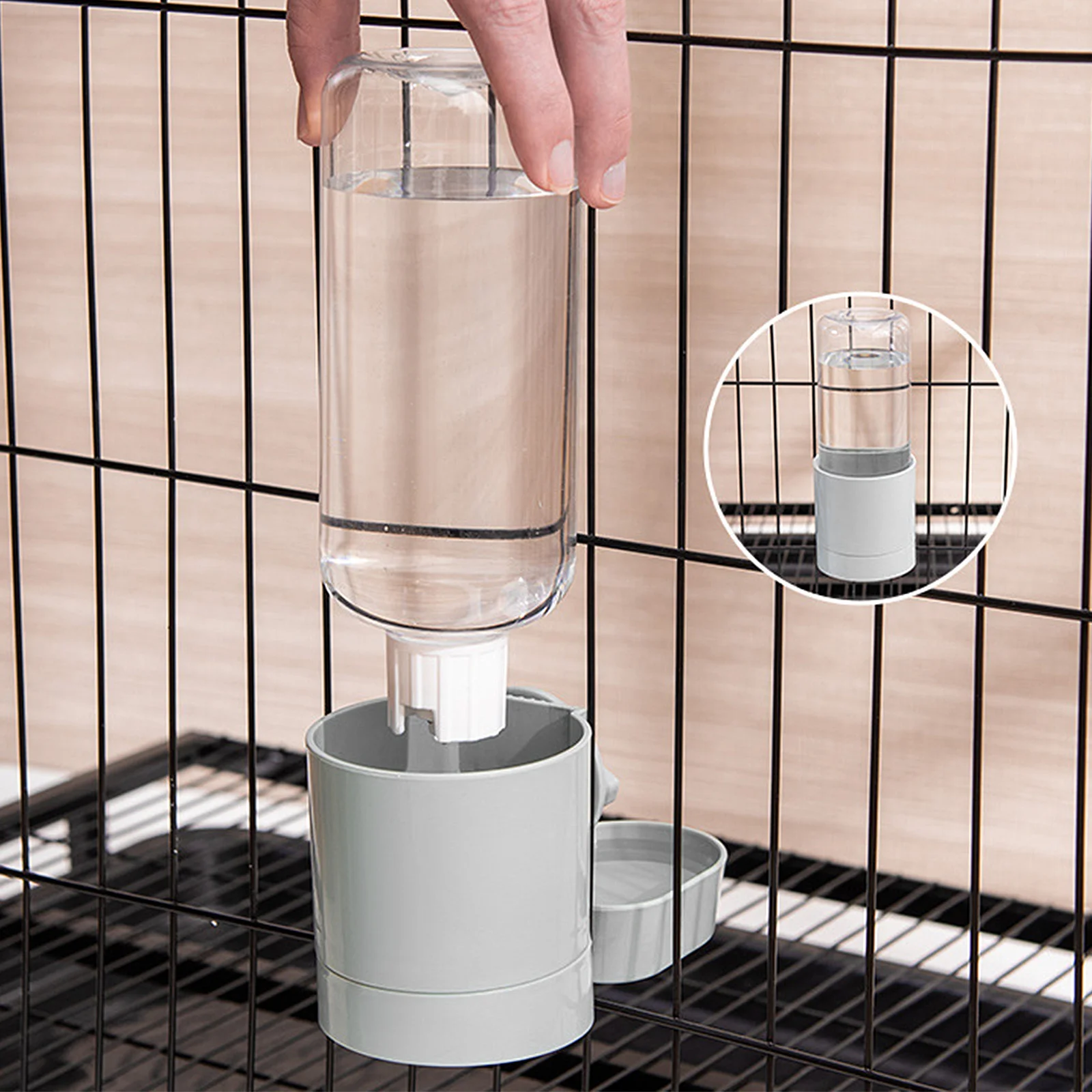 

Pet Hanging Water Feeder Cage Automatical Pet Waterer High Grade Material Fine Craftsmanship Durable Sturdy Long Time Storage