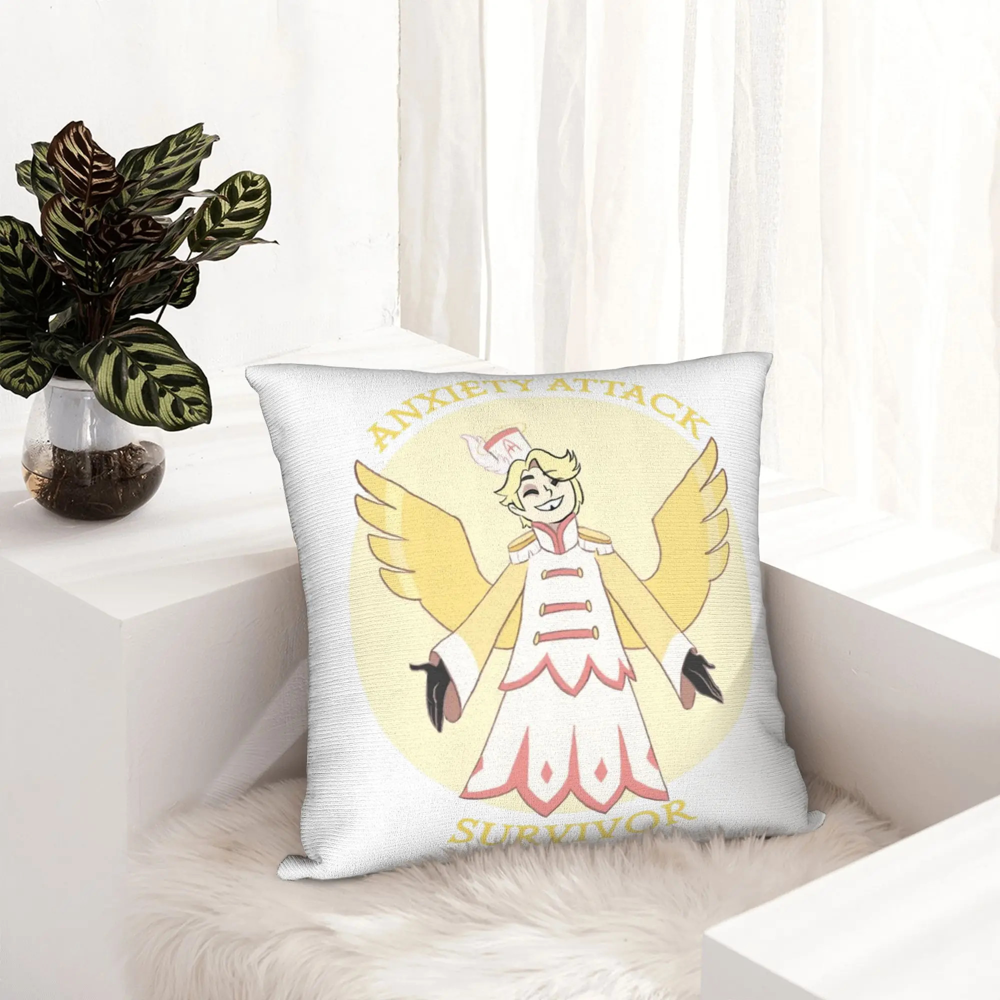 Anxiety Attack Survivor Abel Hazbins Hotels Pillowcase Printing Polyester Cushion Cover Gift  Pillow Case Cover Home Zipper