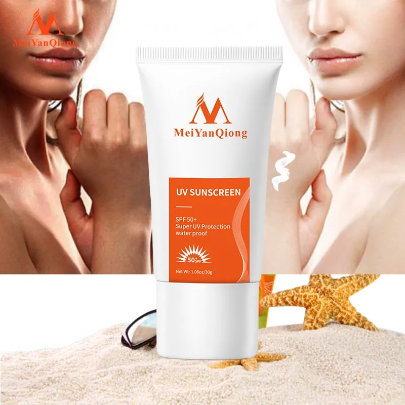 

MeiYanQiong Sunscreen SPF50+ Whitening Repair Sunblock Skin Protective Cream Anti-sensitive Oil-control Moisturizing Isolation