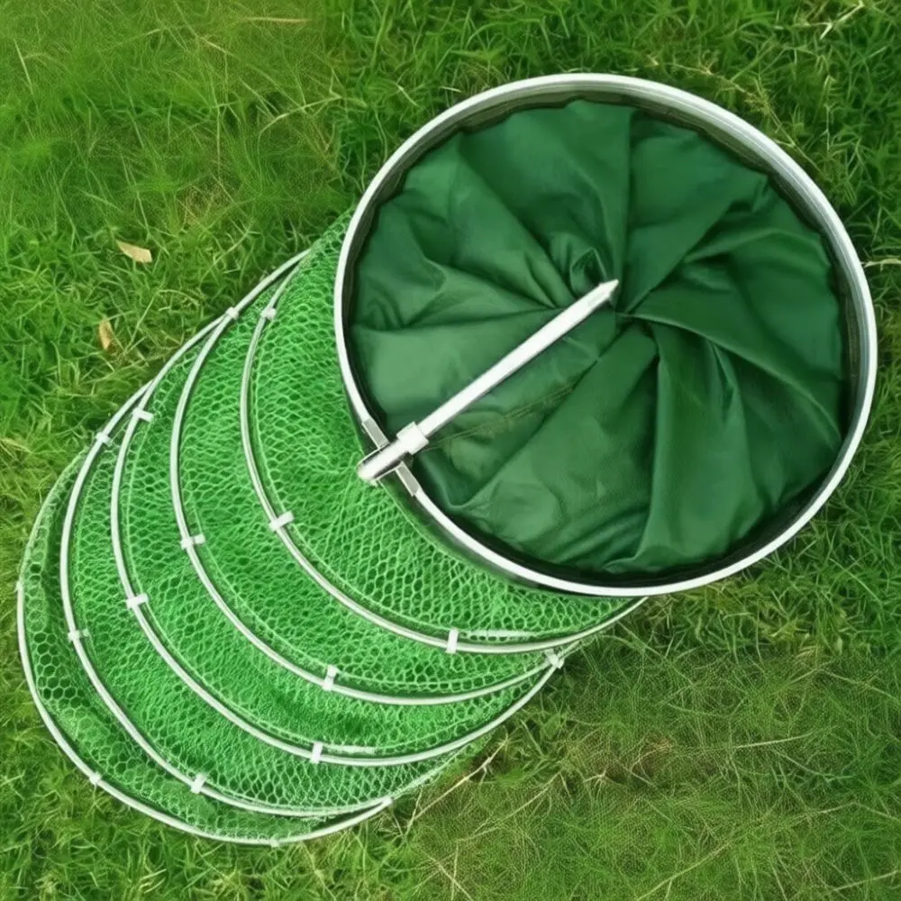 Portable Foldable Fish Keepnet Nylon Mesh Bag Quick Dry Durable Protective Container Equipment For Outdoor Freshwater Fishing