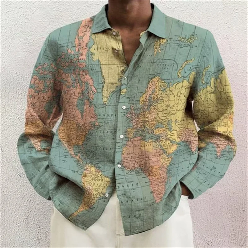 Polo de alta calidad para hombre, camiseta informal con patrón de flores creativas, tela suave y cómoda de alta calidad, tendencia de moda, novedad de 2024