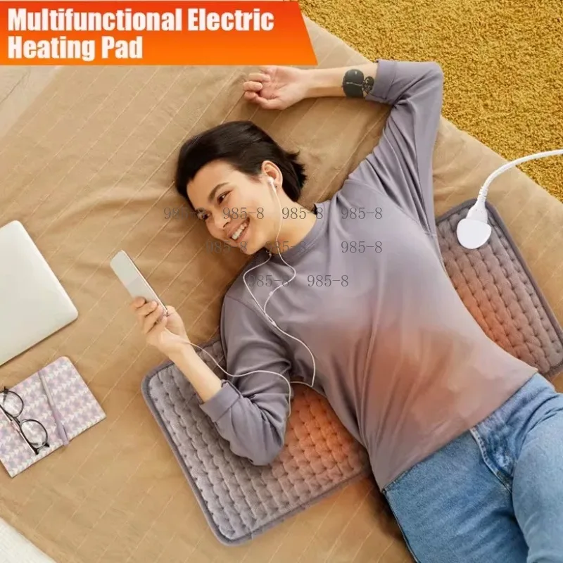 Timed Temperature Control Electric Heating Pad For Shoulder, Back & Leg Pain Relief