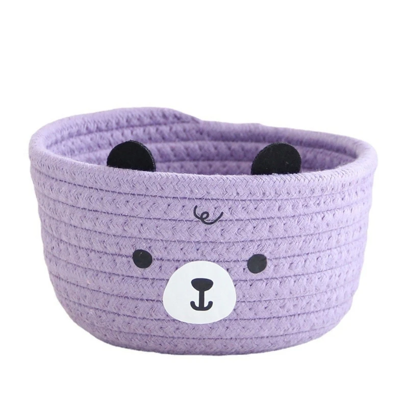 

Charm Animal Themed Cotton Rope Organizers Basket for Modern Home Decoration Dropship