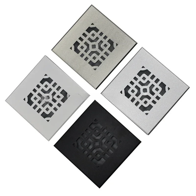 Rectangular Breathable Mesh Cabinet Grille Shoe Cabinet Air Vent Cover Embedded Refrigerator Oven Heat Sink Cover Grating100*100