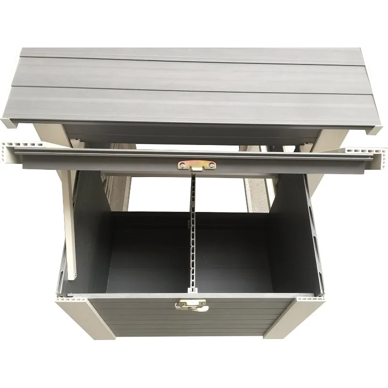 Pet ECOFLEX Hampton Pollaio e penna, Grigio - Miscela composita ecologica, non tossica, Resistente all'umidità e agli odori, 2
