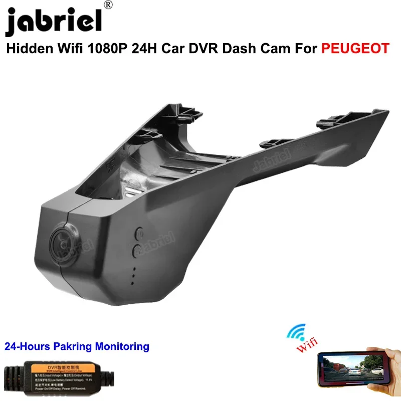 WIFI 1080P 24H Dash Cam Car Dvr Camera for Peugeot 4008 5008 3008 for DS DS4 DS5 DS6 DS7 DS9 for Citroen C2 C3 C4 C5 C6 berlingo