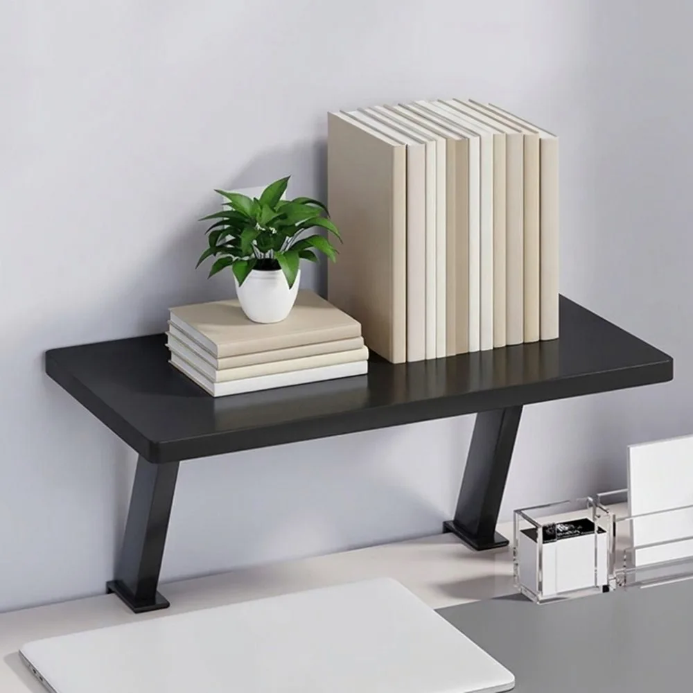 No Drilling Clamp Desk Organizer Easy To Assemble Adjustable Desk Edge Clamp Shelf Space Saving Stable Desktop Riser Shelf