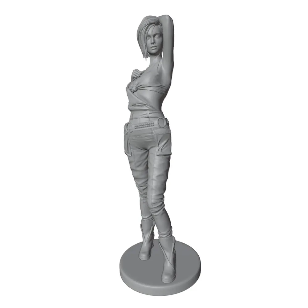 75mm --250mm Sexy Girl Resin Model Kits GK Miniature 3D Printed Gray Model Figurine DIY Doll Model Unassembled And Unpainted
