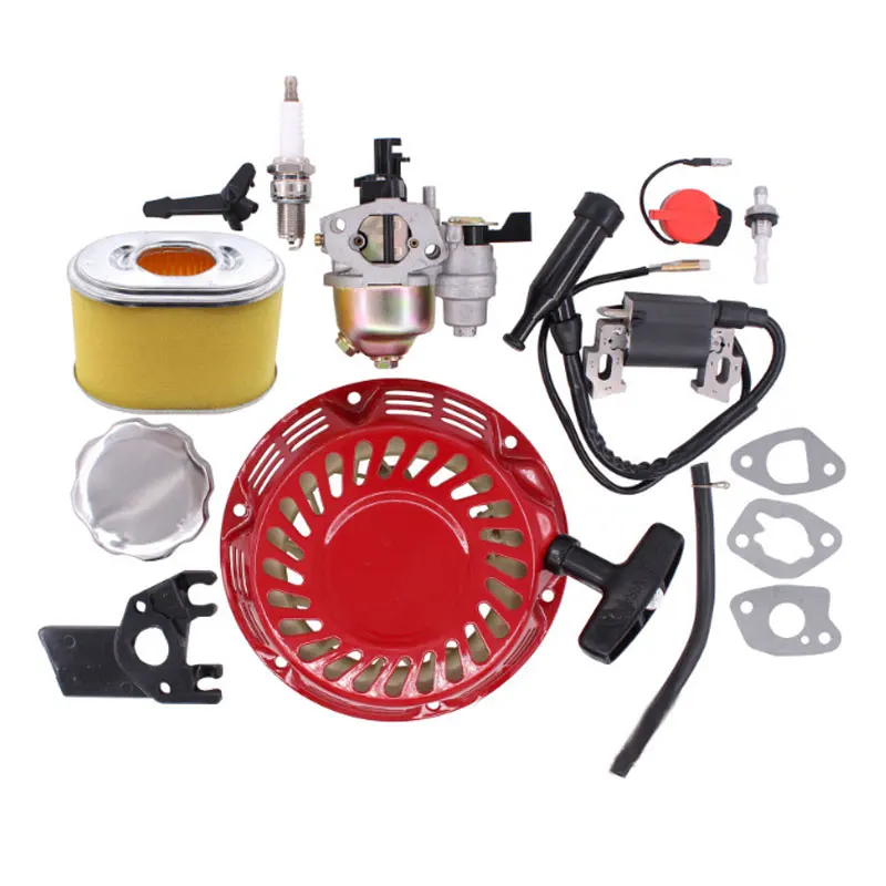 Carburetor Set Carby Carb For HONDA GX140 GX160 GX200 5.5HP 6.5HP 168F 170F Generator Engine Recoil Starter Air Filter Cleaner