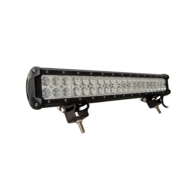 20 inch 126w LED Light Bar License Plate Mount Bracket Bull Bar IP67 Combo Beam Car SUV Offroad Truck 4x4 12V 24V