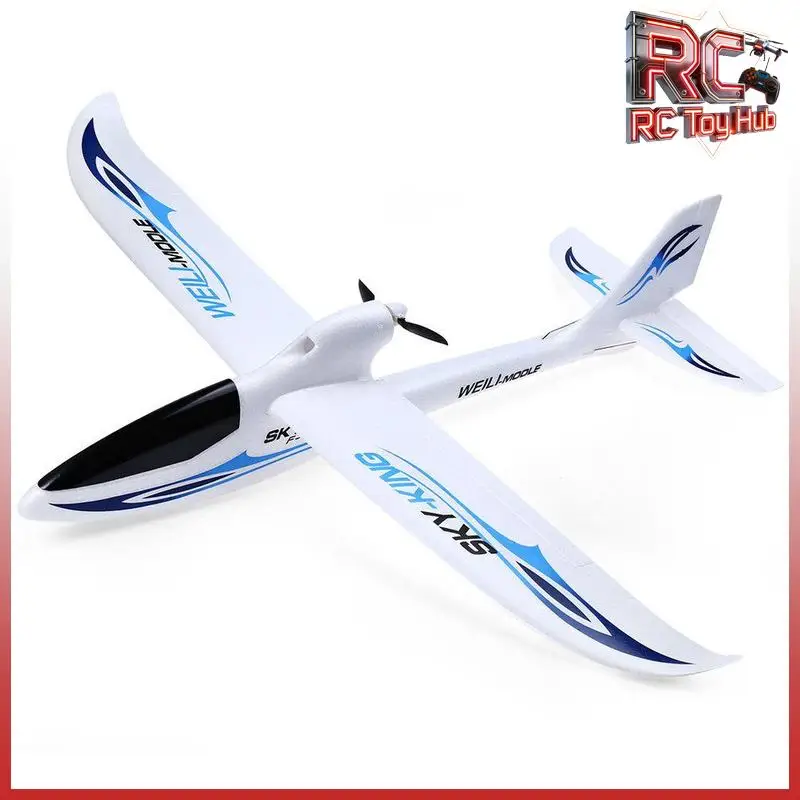 

Wltoys Rc Glider Fixed Wing Airplane Long Endurance Epp Foam Durable Remote Control Aircraft Easy To Fly Outdoor Toy Gift For Ki