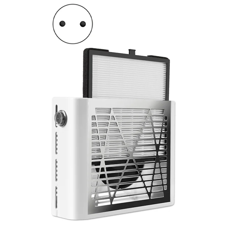 A94E-Nails Dust Collector Machine Professional Powerful Fan Extractor Manicure Pedicure Tool Nails Tech Vacuum EU EU Plug