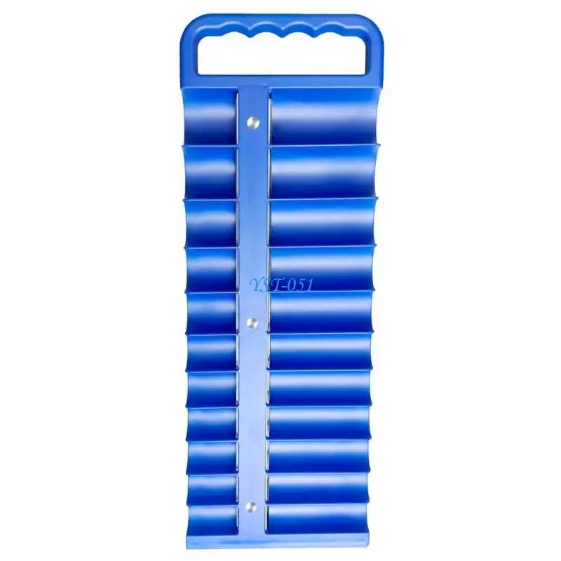 E15A Durability Plastic Socket Holder Storage Compact Case For 1/2 /3/8/1/4 Drive 26/28/22 Slot Capacity