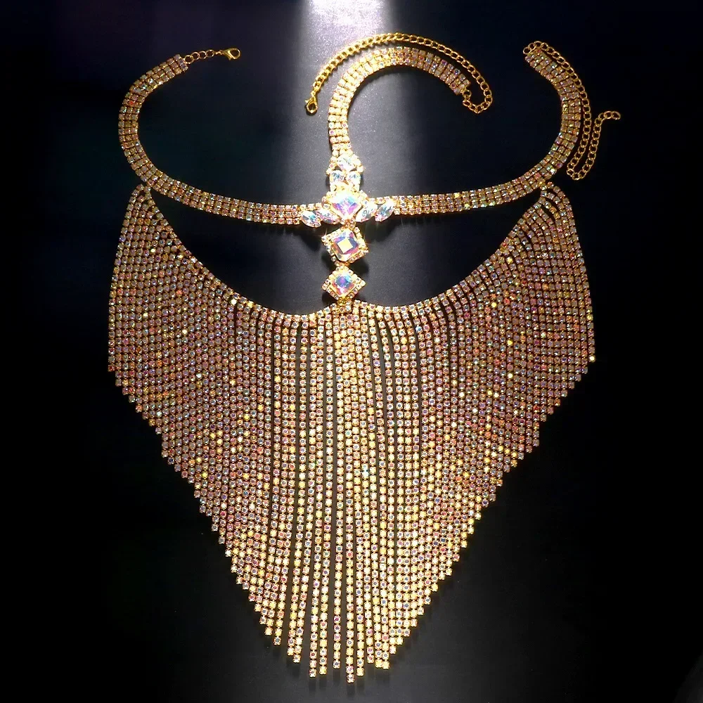 Masque voile à pampilles pour femmes, chaîne en strass, couvre-chef, mascarade, accessoire de Costume de fête de danse, rideau de visage Sexy, bijoux