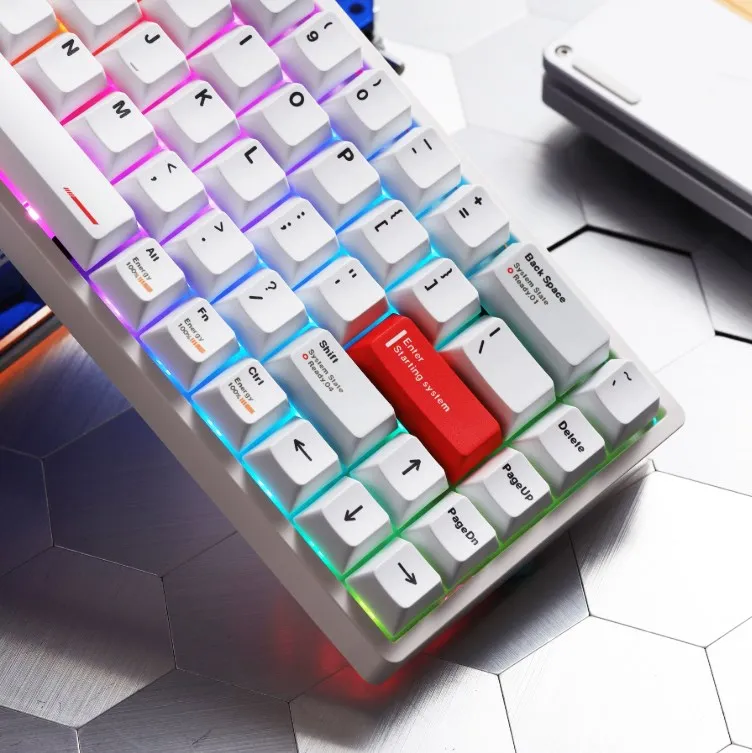 Jiangwan AE68 Pro Magnetic Switch Gaming Keyboard RT0.001MM/ADC Direct Connection Keyboard Double Lamp Position Gasket For Gamer - Image 5