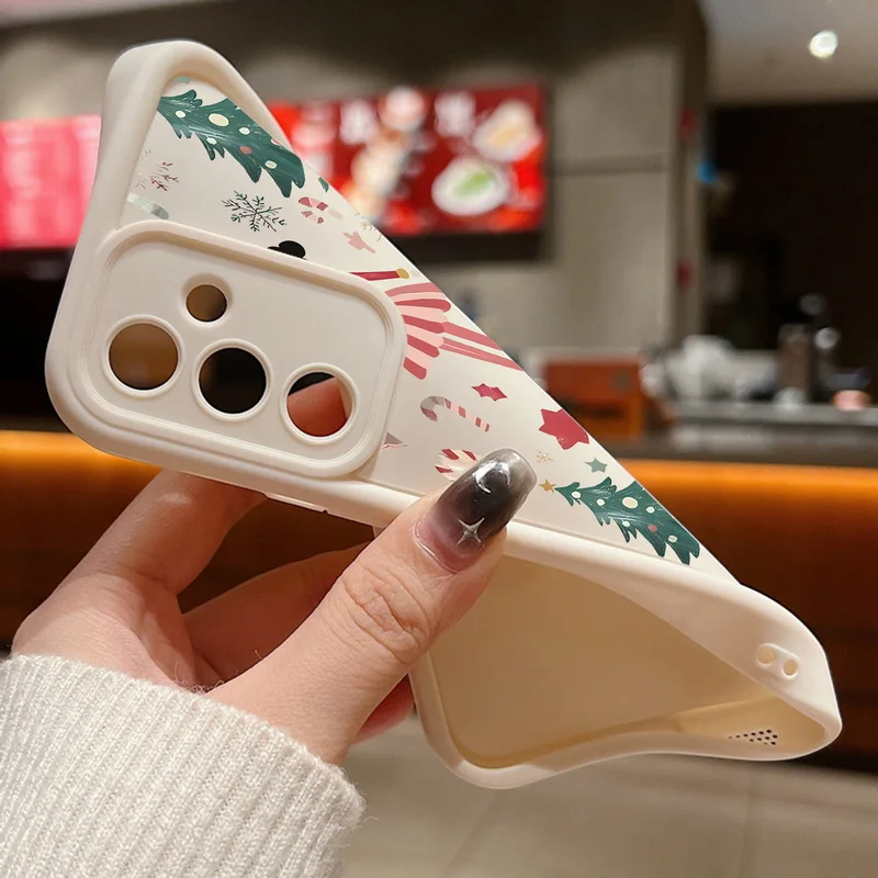 Чехол для телефона Creative Christmas Tree для Samsung Galaxy A56 A16 A17 A36 A26 A55 A54 A15 S24 S25 FE S24 S23 S22 Ultra S25Edge Cover