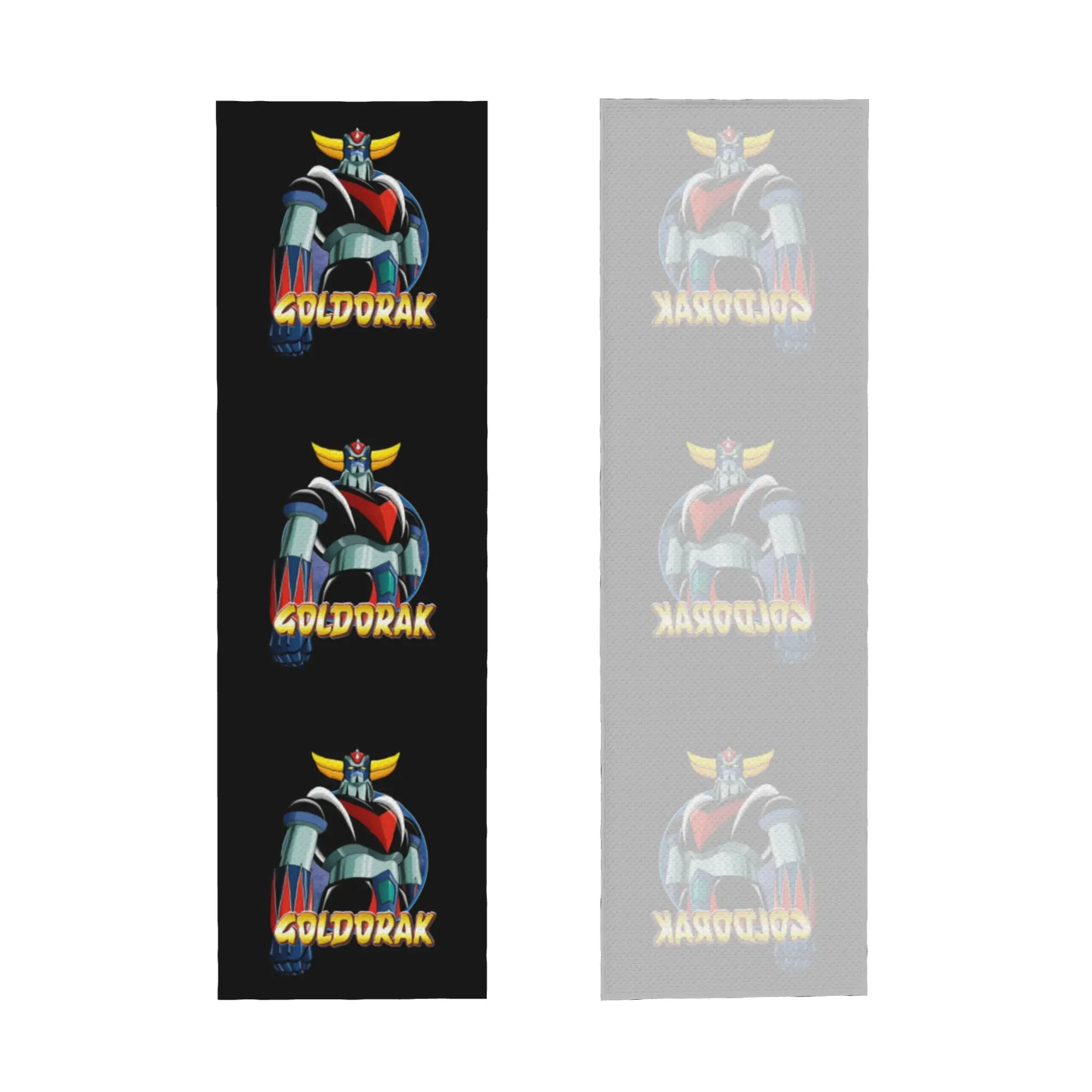 UFO Robot Goldorak Grendizer Cold Exercise Towel Anime Mechanical Warrior Super Breathable Instant Cooling Towel Beach Towels