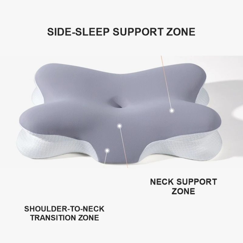 Memory Cotton Butterfly Pillow Cervical Spine Protection Sleep Memory Cotton Pillow Partition Pillow