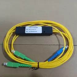 5pcs/lot 1X2 SC/UPC-SC/APC PLC Singlemode Fiber Optical Splitter FTTH PLC Fabrica Esse Splitter Box SM PLC 1x2 SC/UPC SC/APC