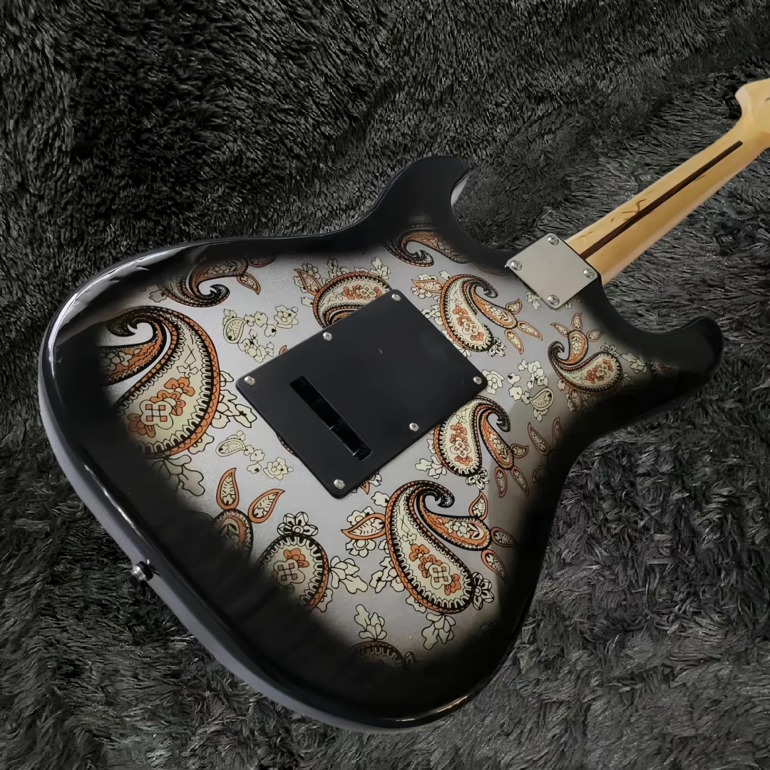 Custom Shop Masterbuilt 1968 Paisley Electric Guitar Alder Body, 1 Piece Maple Neck, 21 Frets Maple Fretboard, Vintage Tuners