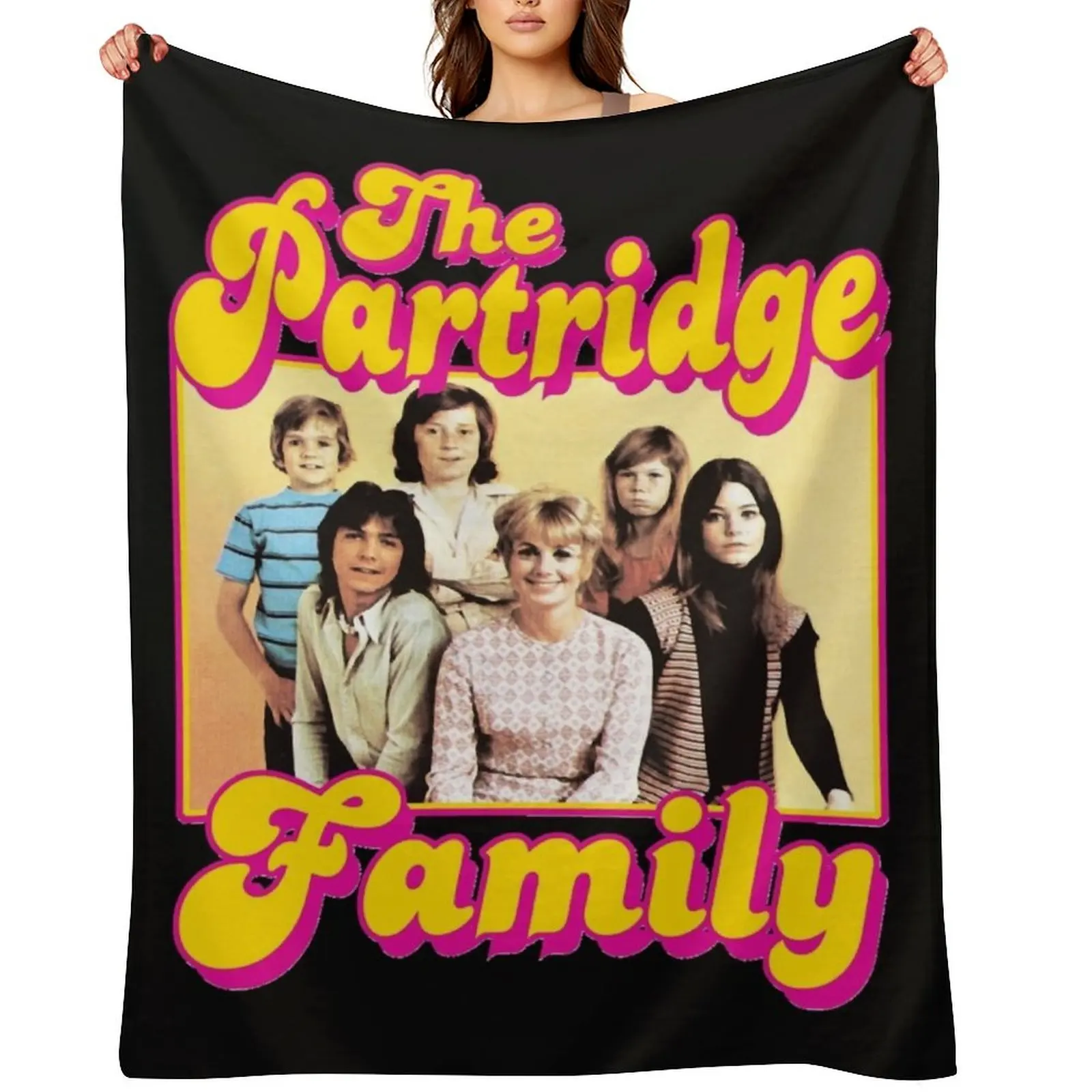 

The Partridge Family Classic Throw Blanket Flannel Fabric bed plaid wednesday Luxury Throw Blankets