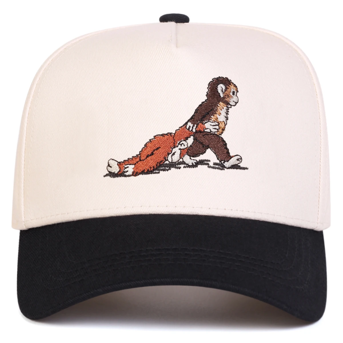 Unisex Monkey Embroidery Baseball Caps Spring Autumn Outdoor Adjustable Casual Hats Sunscreen Hat Sports Cap