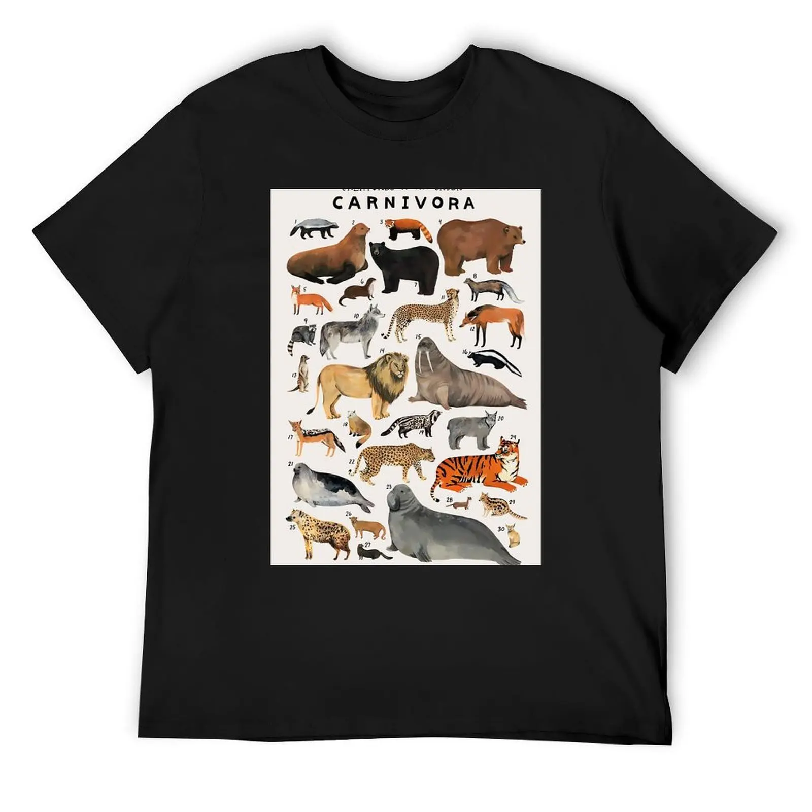 Order Carnivora T-Shirt oversizeds custom shirt vintage anime shirt Aesthetic clothing mens graphic t-shirts anime