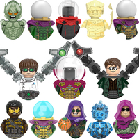 Marvel Doctor Octopus Blocks Mysterio Bricks For Toys Gifts Mini Action Figures Children Building Blocks For Party
