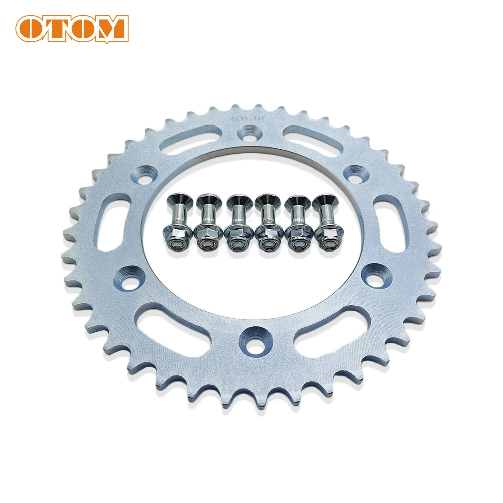 OTOM Motorcycle Chain 41T 45T 46T 47T 49T 52T Rear Steel Chain Sprocket For KTM EXC EXCF SXF XCW SMR LC4 125 250 350 450 525 690