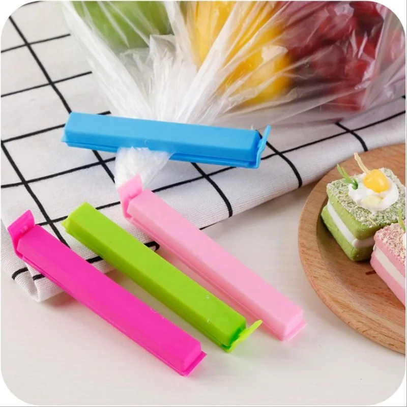 5-30pcs Colorful Sealing Clips Moisture-Proof Fresh-Keeping Snack Bag Sealer Clamp for Plastic Bags Reusable Kitchen Accessory