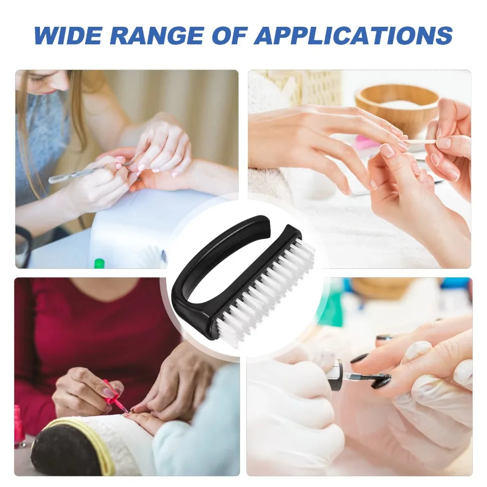 Nail Care Nail Brush Multi-function Solid Color Cleaning Brush Fingernails Tools Dust Fingernail Scrub Brush Nail Maintenance