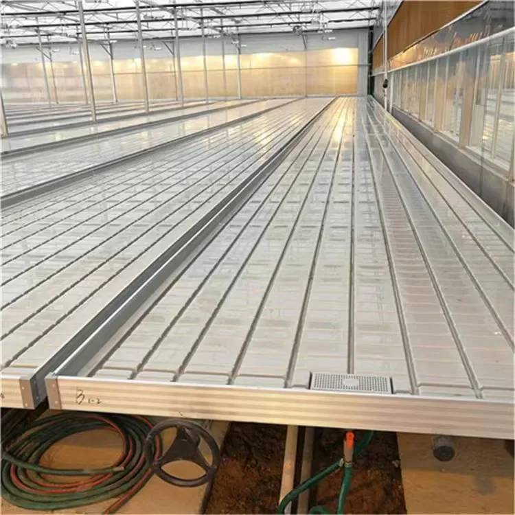 4*8ft Customized Hydroponic Growing Ebb and Flow Trays Multilayer Rolling Bench Shelves Vertical Grow Table Grow Racks