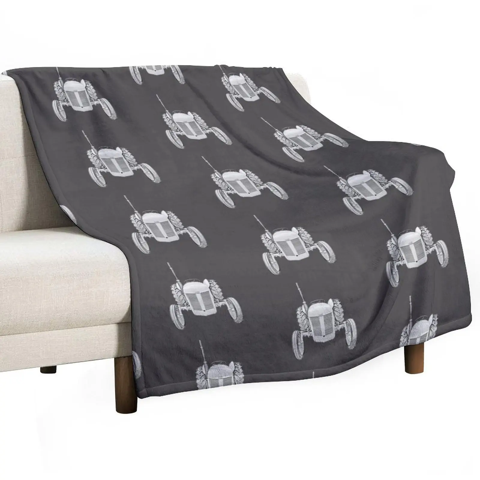 

Ferguson Little Grey Fergie classic 1950s tractor Throw Blanket Flannel Fabric Multi-Purpose Furry Blankets