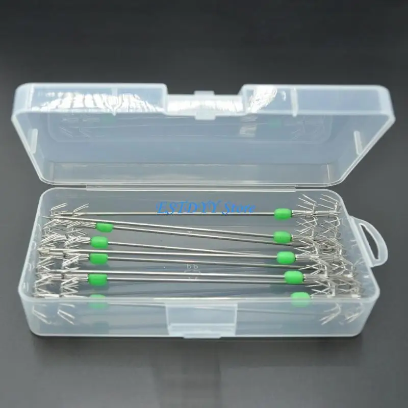 

G6DE Flashing Squid Baits Auto Glows Luminous Shrimp Fishing Cuttlefishes