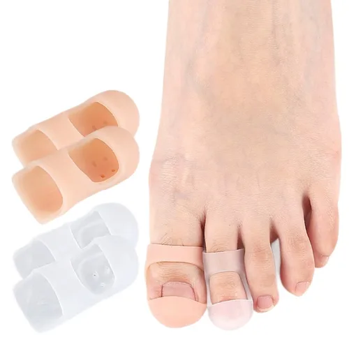 RHBJ 2 uds = 1 par Protector de dedos protege el dedo del pie de frotar uñas encarnadas callos ampollas y otros problemas dolorosos del dedo del pie