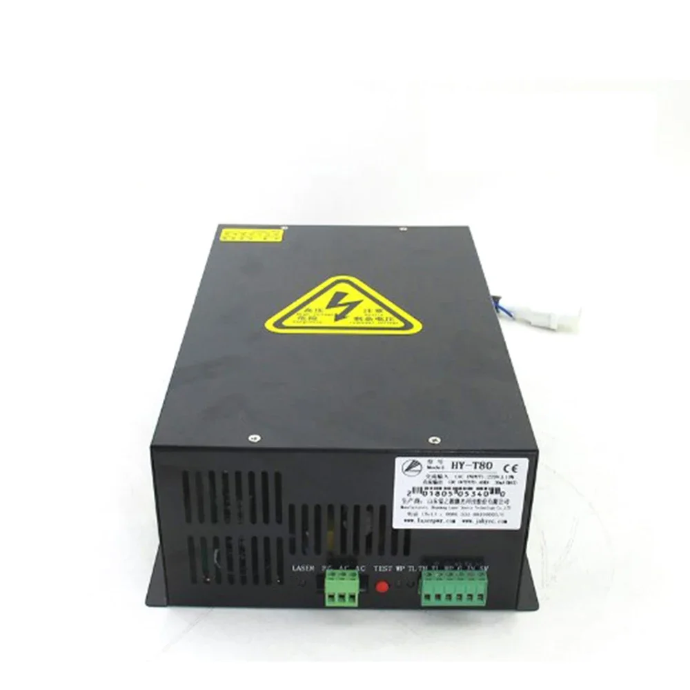 HAOJIAYI 80-100W Fonte de alimentação a laser CO2 para máquina de corte e gravação a laser CO2 CR-U100 U Series