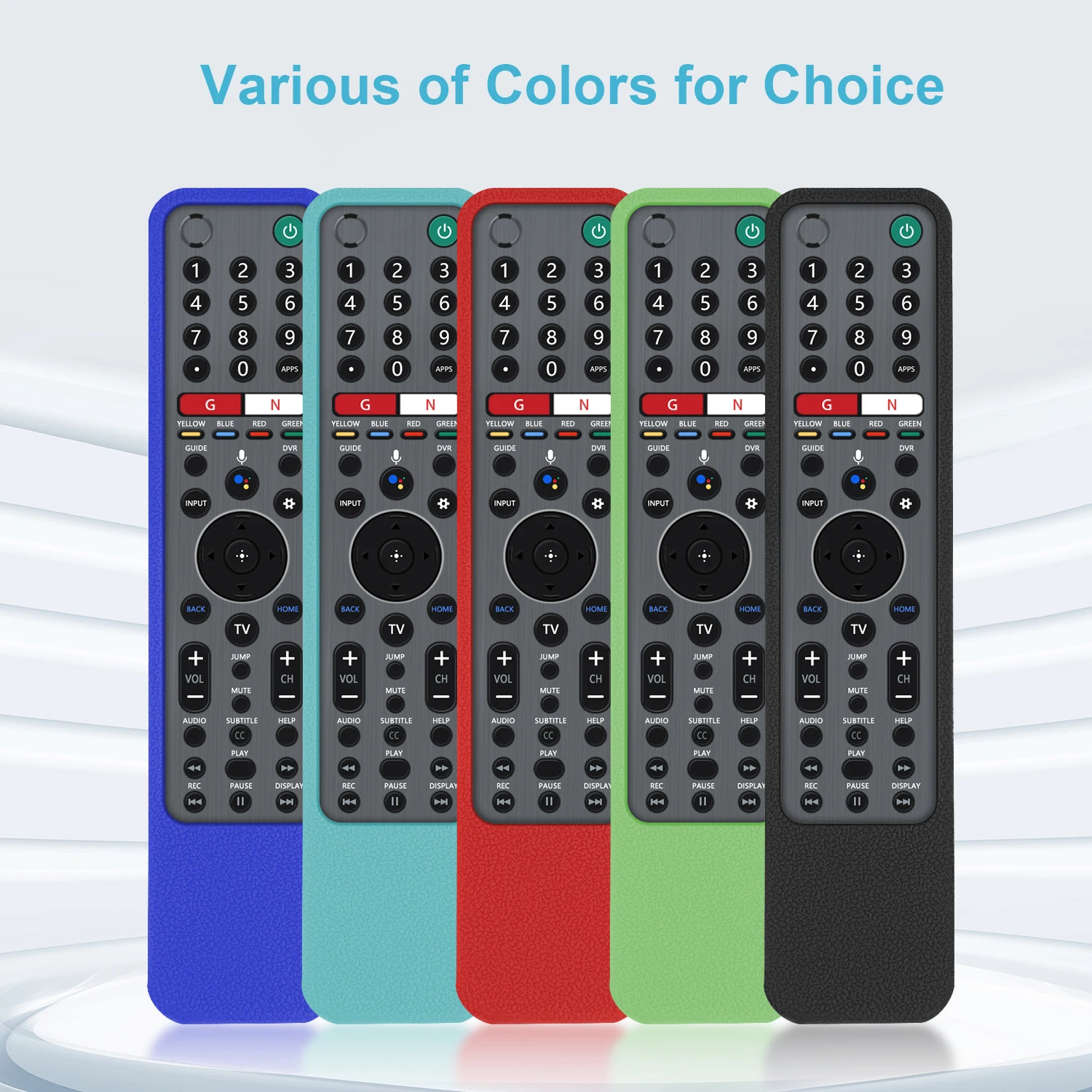 Silicone Case Shockproof Fit for Sony TV Remote Control RMF-TX600C RMF-TX500E TX600P TX600U RMF-TX600E Protective Cover