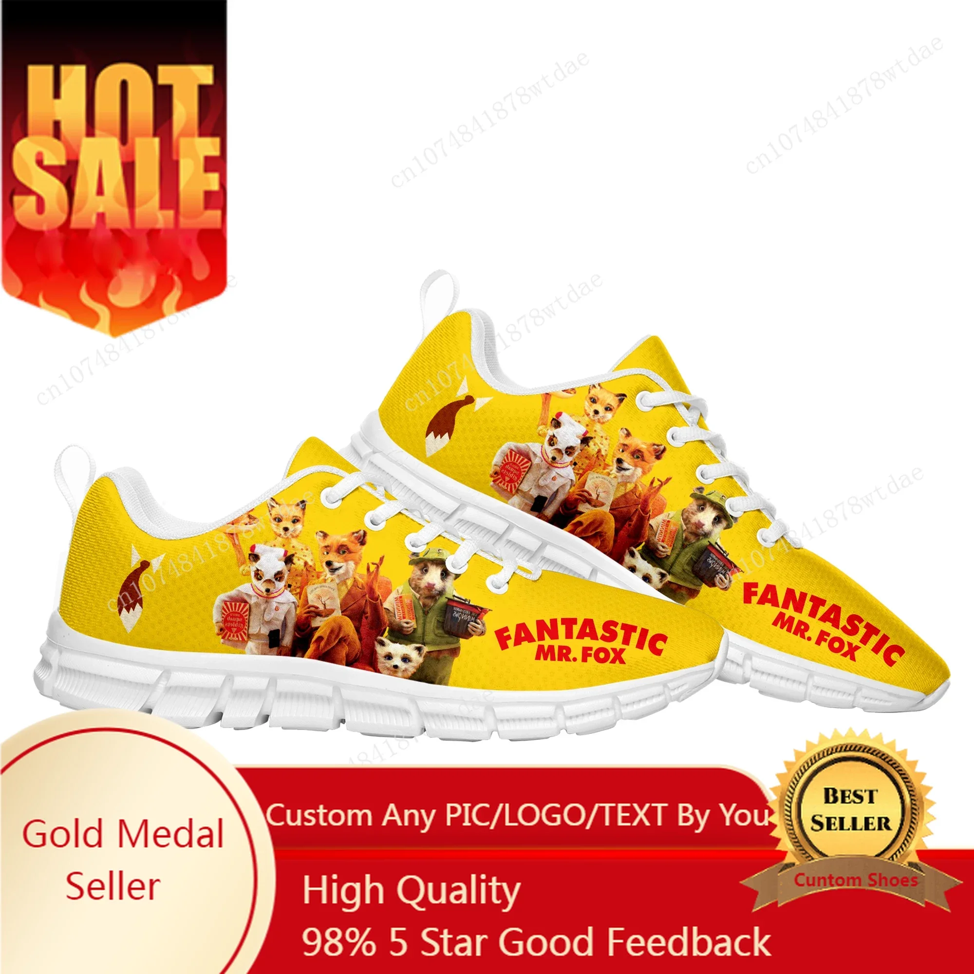 

Fantastic Sports Shoes Mens Womens Teenager Kids Children Sneakers Fox High Quality Cartoon Manga Comics Sneaker Custom Shoe