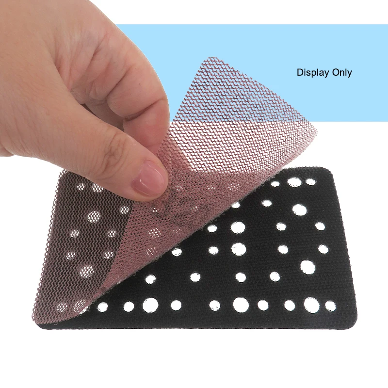 3Pcs Foam Protection Disc Sanding Pads 54 Holes Hook and Loop Interface Backing Pad Protector for RS400 LS130 Sanders 80x133mm