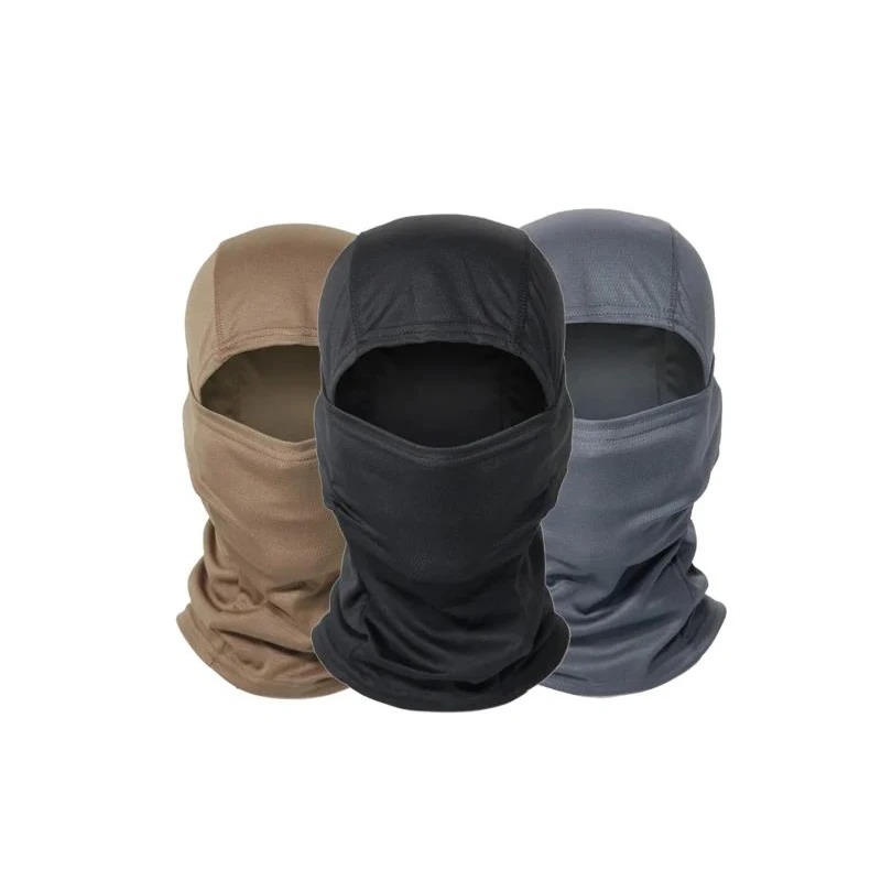 

Black Balaclava Bike Cycling Summer Breathable Full Face Mask Outdoor Hunting Hiking Army Head Face Shield Scarf Hat